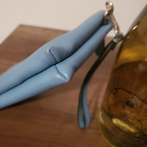 Coach Tiffany Blue Double Wallet with Wristlet strap - Picture 10 of 16